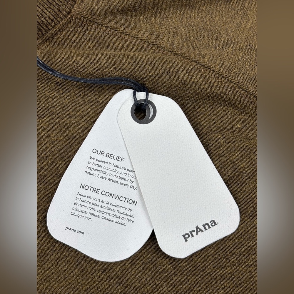 Prana | Cozy Up Pullover | Crewneck | Rich Earth Heather | Women’s Medium | NWT - Picture 7 of 10